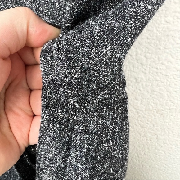 ELIZA J Tweed Asymmetrical Ruffle Sheath Dress Sz 6P - Picture 6 of 8